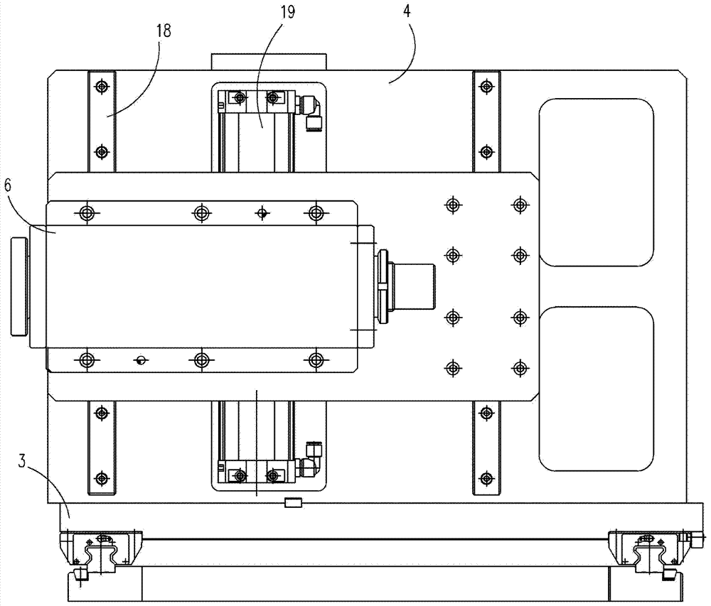 Dual-lateral surface supported bearing pedestal installation structure