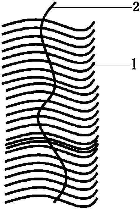 Bionic ecological grass for purifying water body, and water body purification method