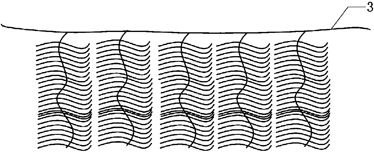 Bionic ecological grass for purifying water body, and water body purification method