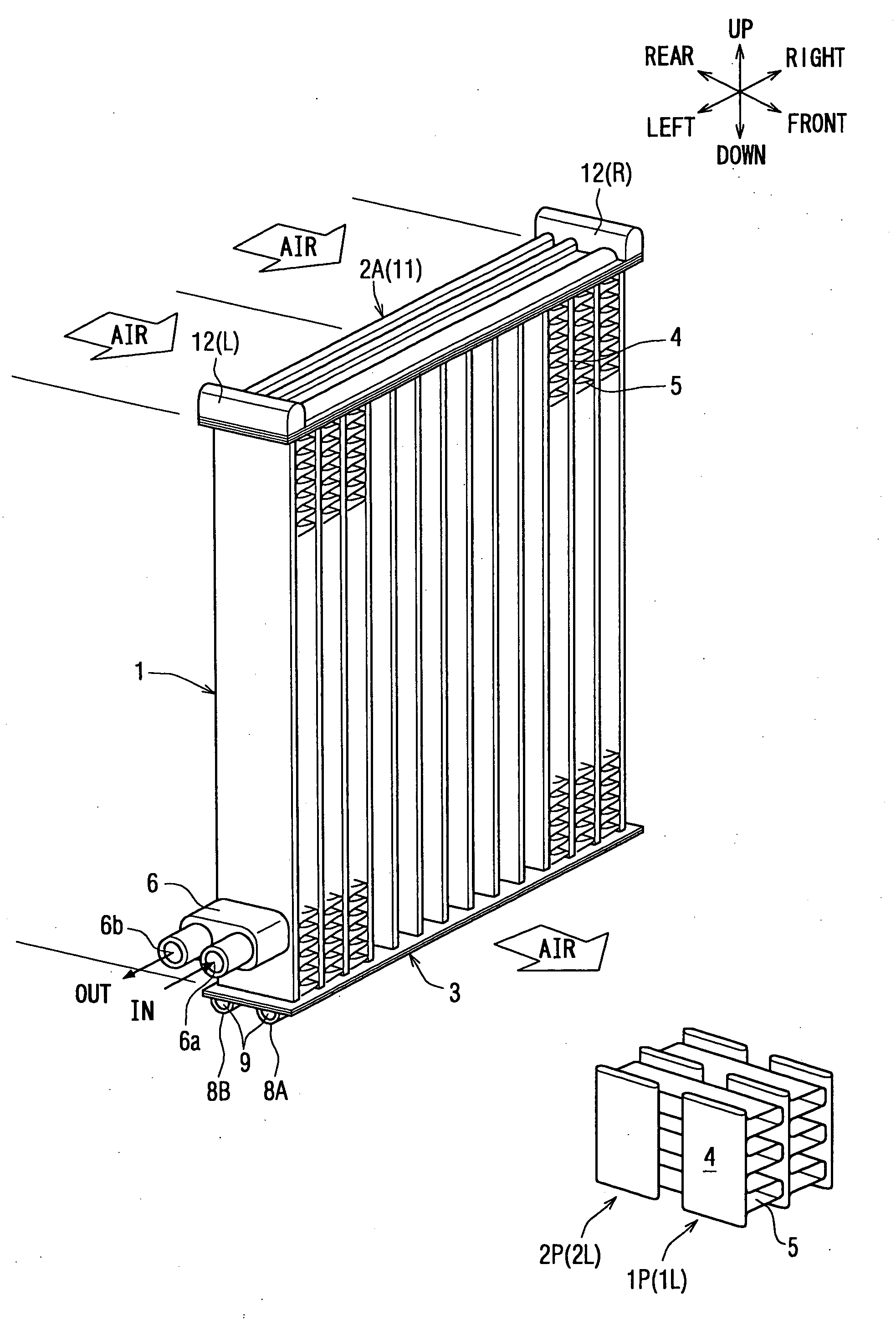 Refrigerant evaporator