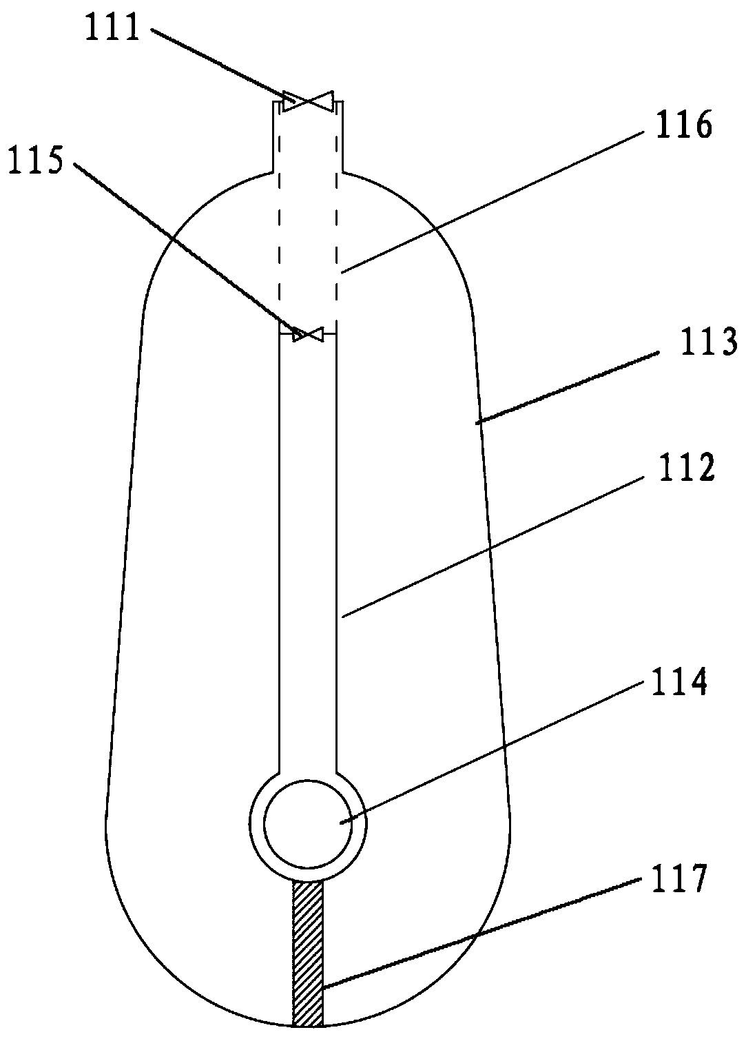 Chemical gas trace detector