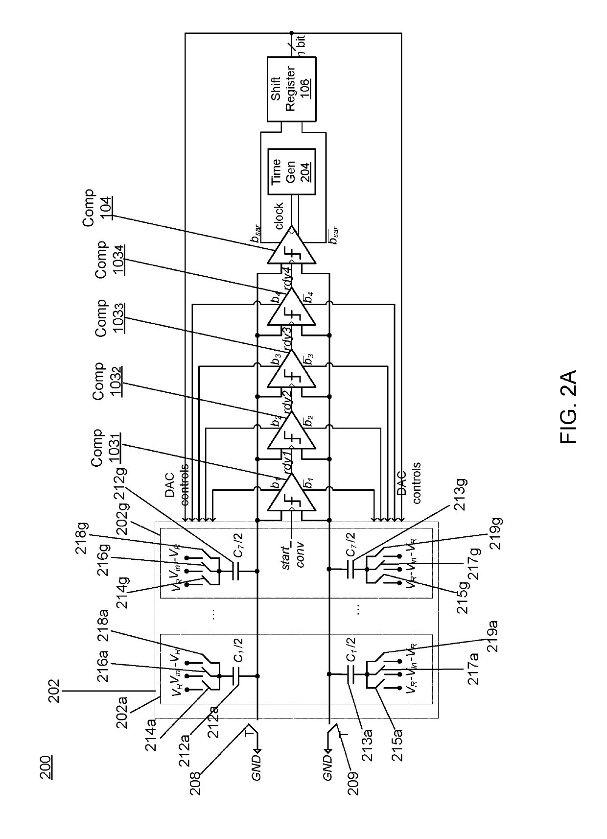 Successive approximation register (SAR) analog to digital converter (ADC) with partial loop-unrolling