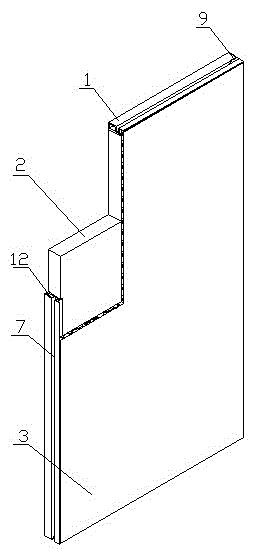 Assembly method of modularized combined thermal insulation curtain wall panels