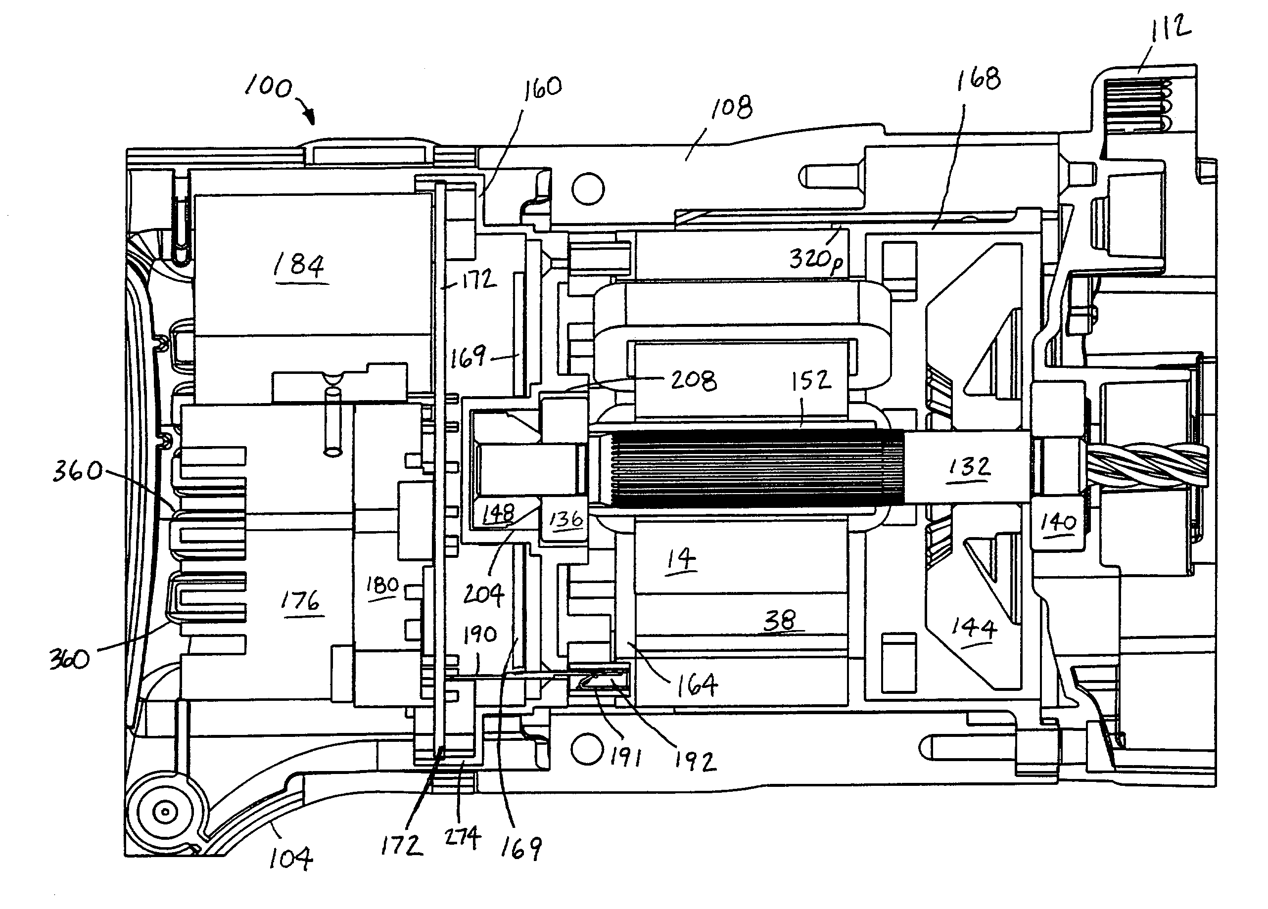 Power tools with switched reluctance motor