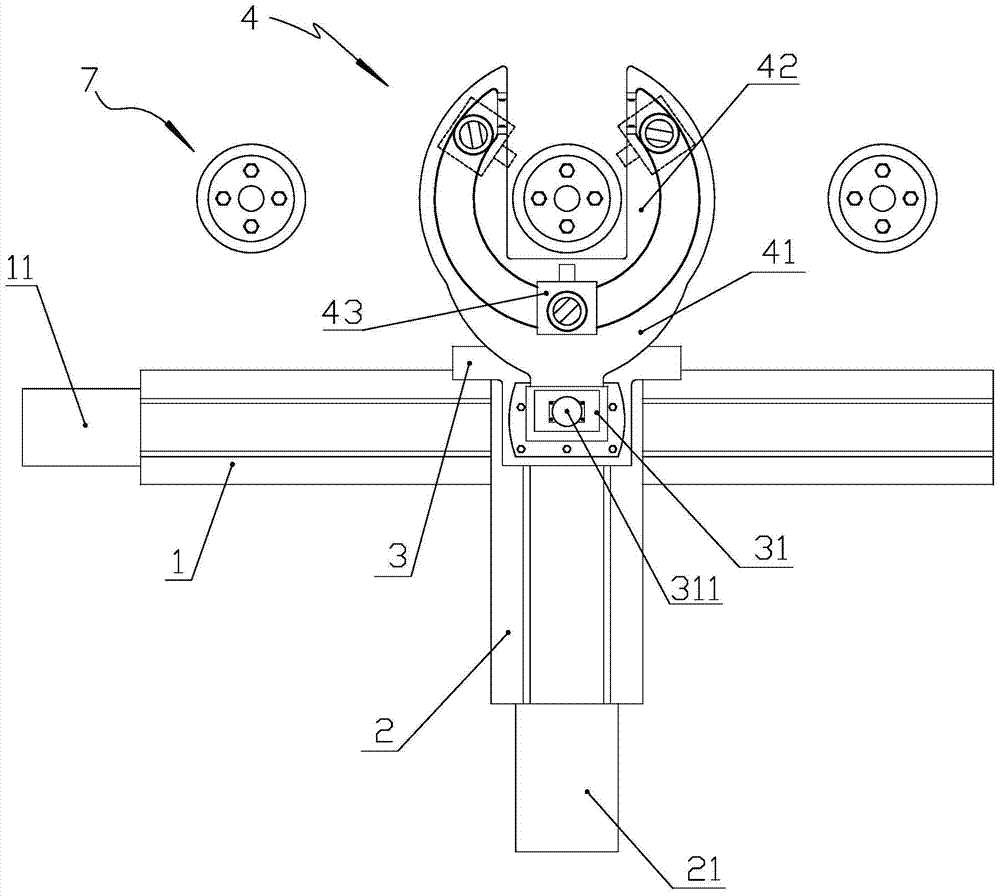 Integrated temperature measuring device for main transformer accessories