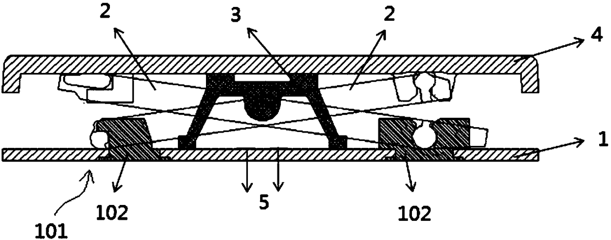 Novel keyboard structure