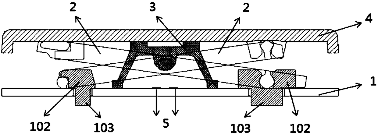 Novel keyboard structure