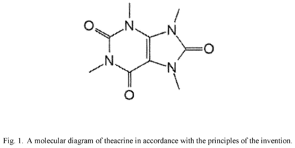 Theacrine-based supplement and method of use thereof in a synergistic combination with caffeine