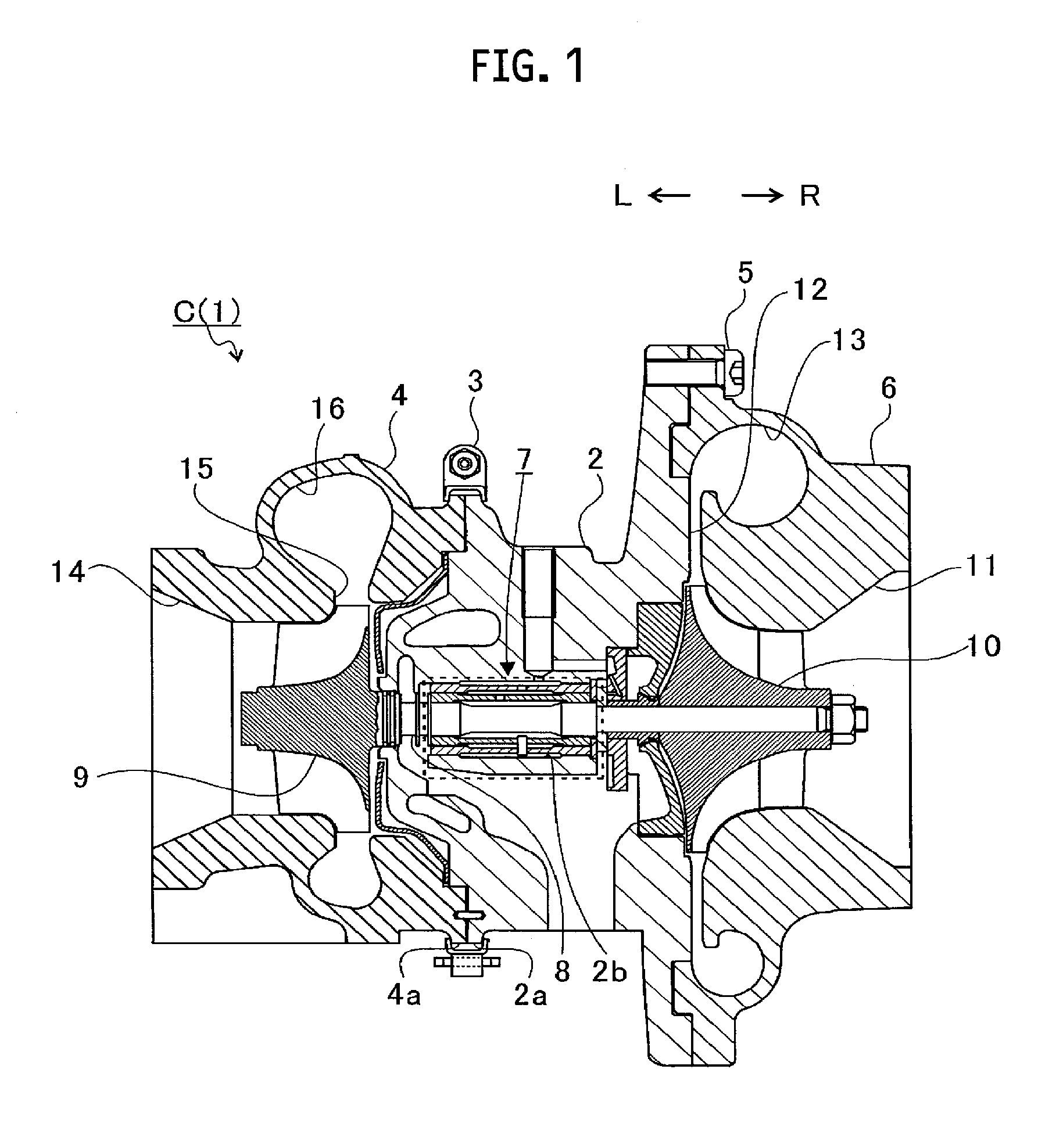 Bearing structure and turbocharger