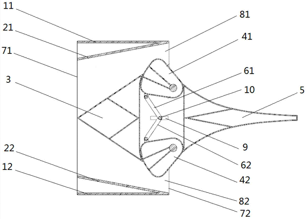 Binary plug nozzle and aircraft with binary plug nozzle