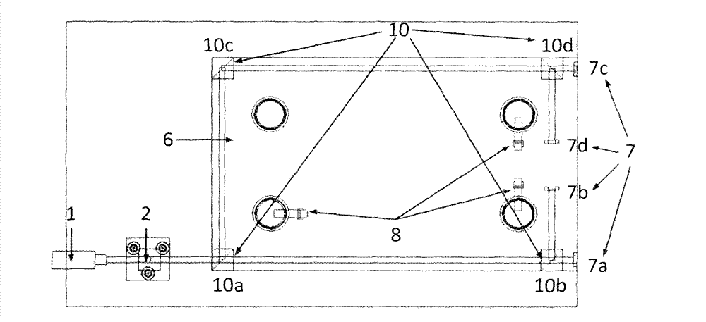 Spring vibration isolation platform on basis of air floatation zero-position reference and laser auto-collimation measurement