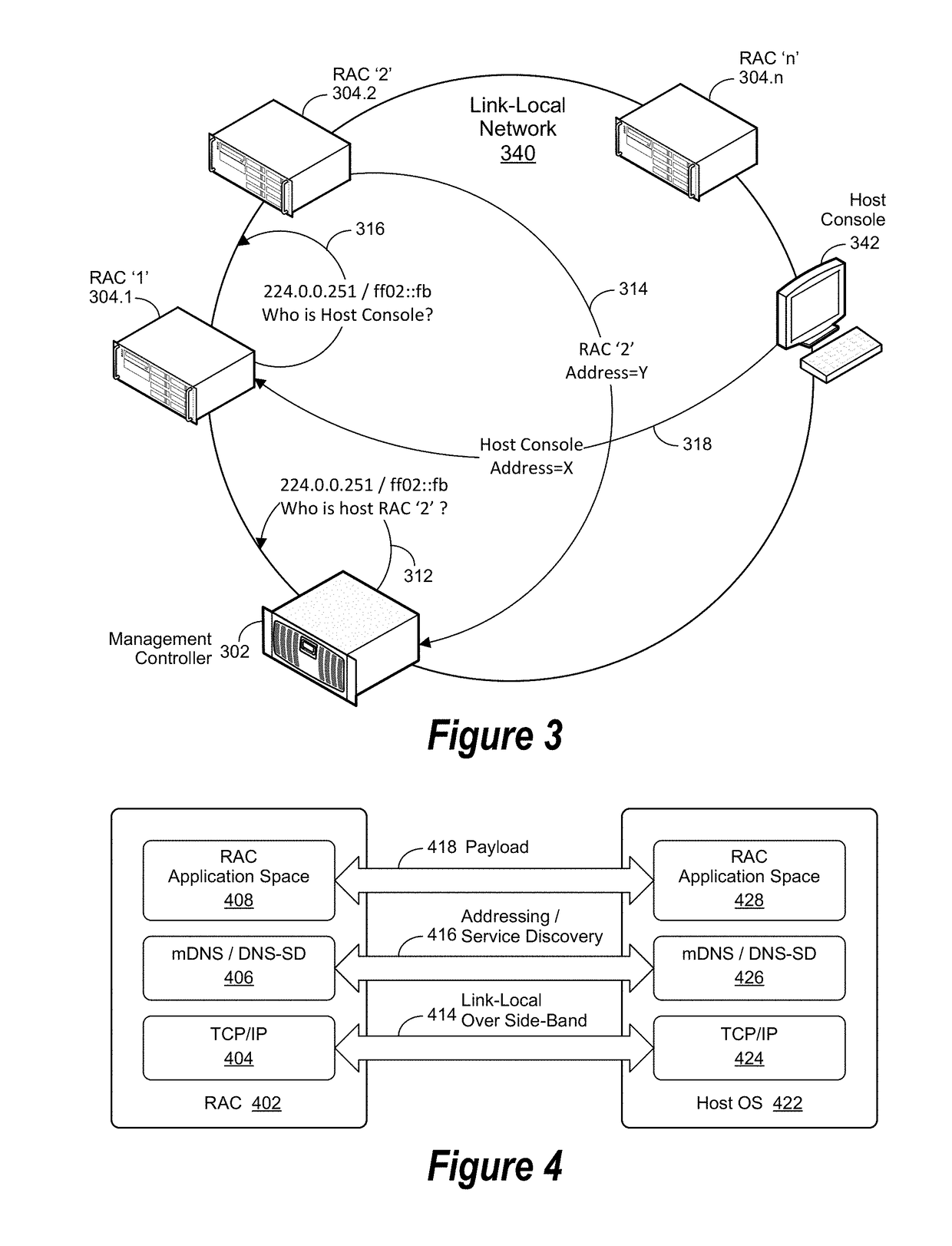 Method to publish remote management services over link local network for zero-touch discovery, provisioning, and management