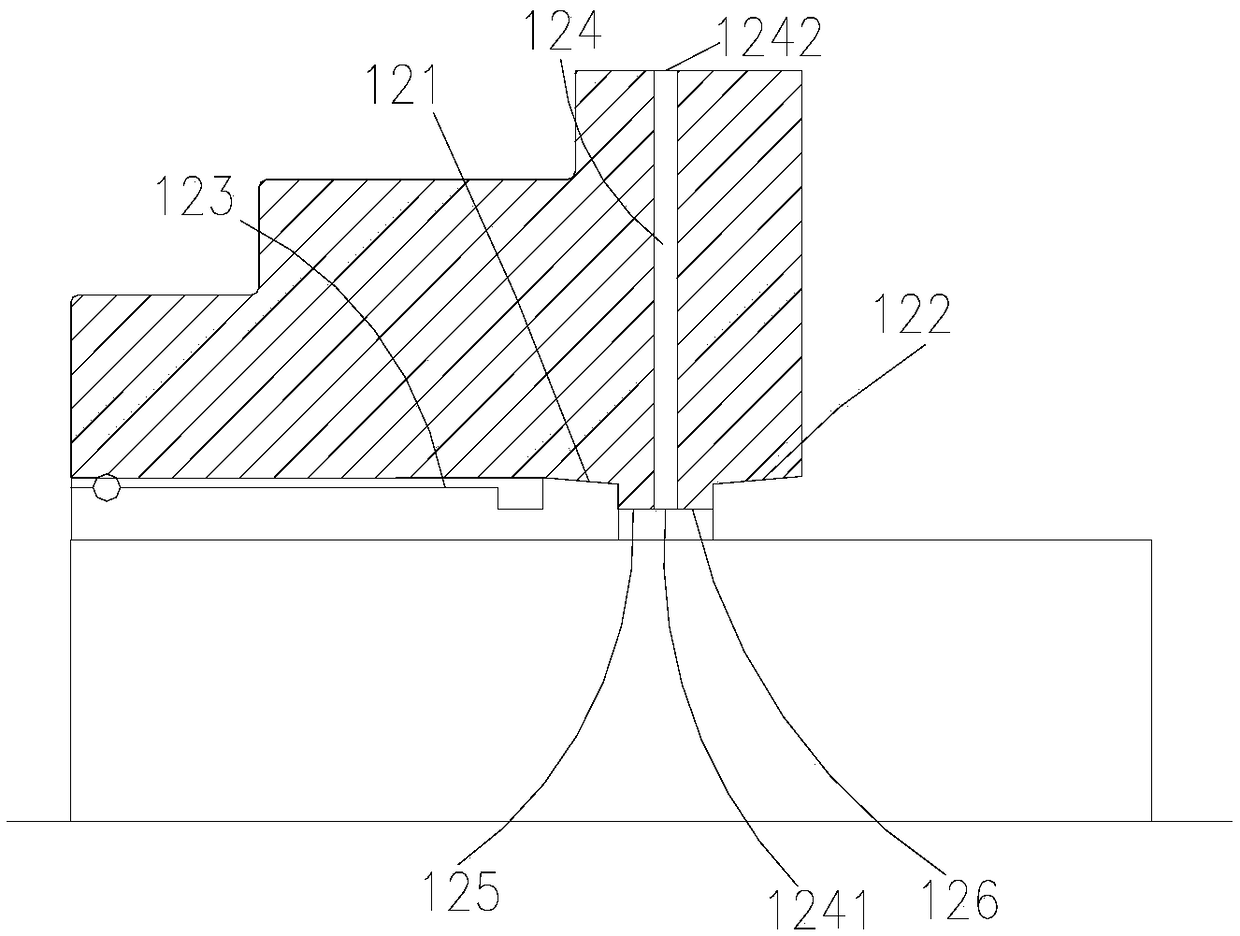 A sealing structure, an oil cylinder and a wind generator