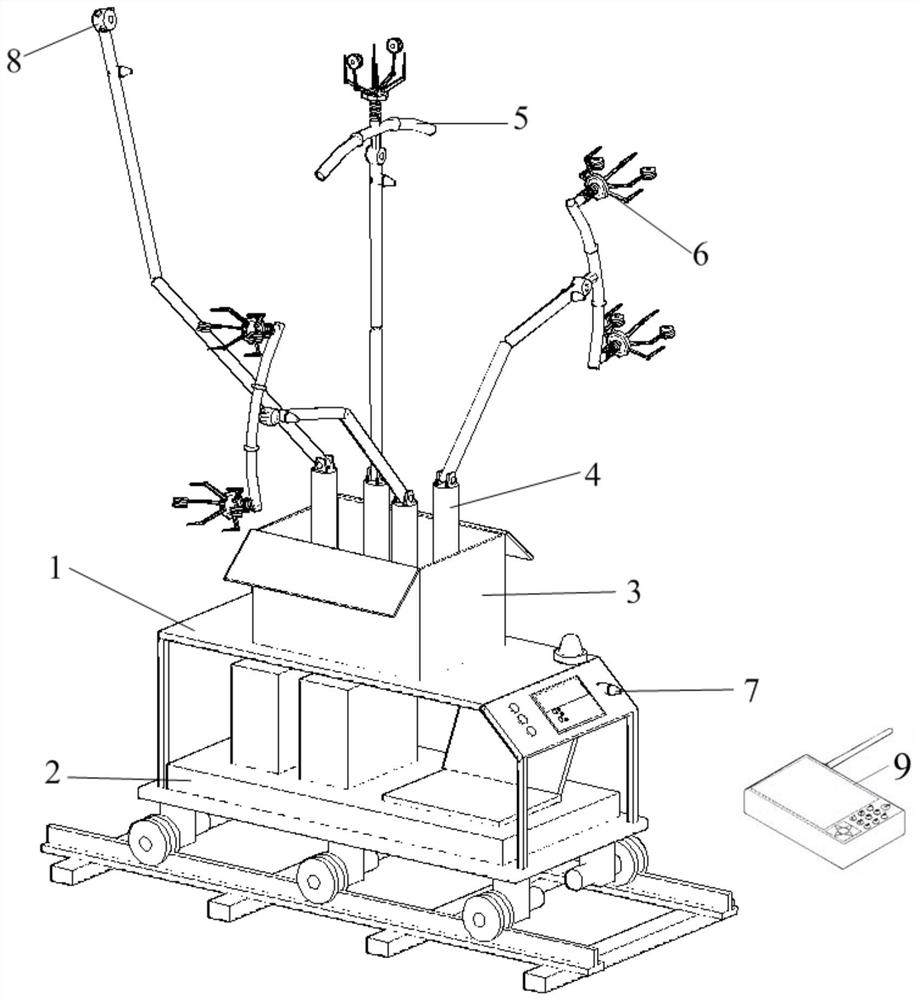 A mobile intelligent detection device and operation method of rail transit tunnel geological radar