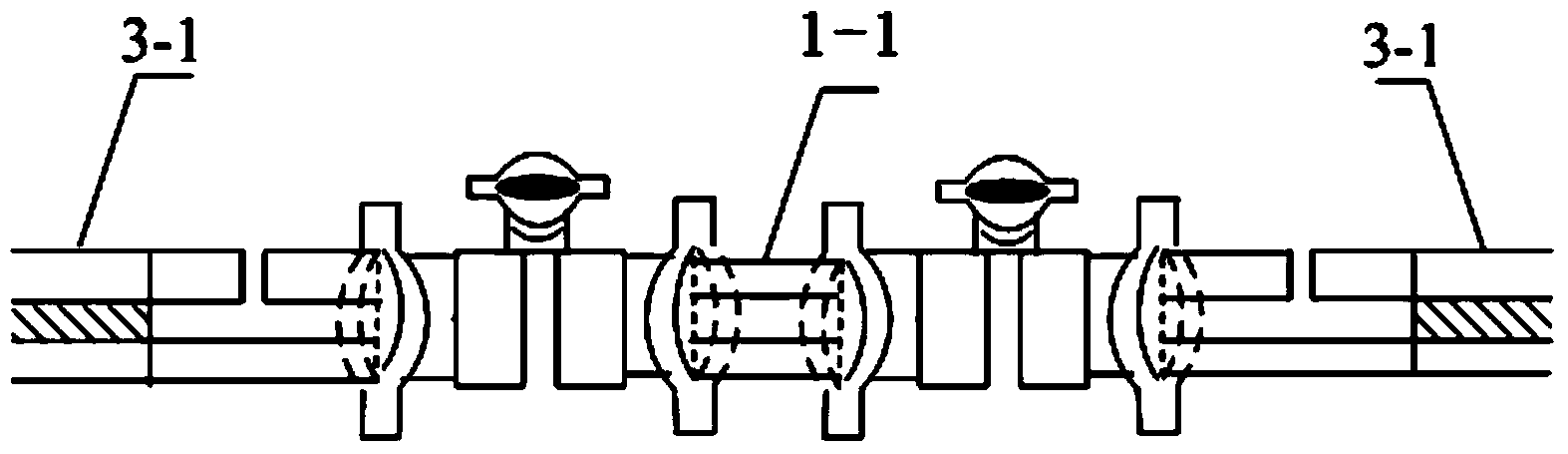 Production method for liquid-core optical fibre and quartz optical fibre coupling device