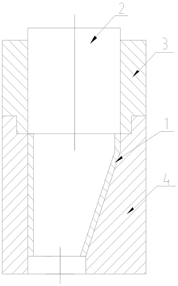 A kind of forming process method of titanium alloy eccentric reducing pipe