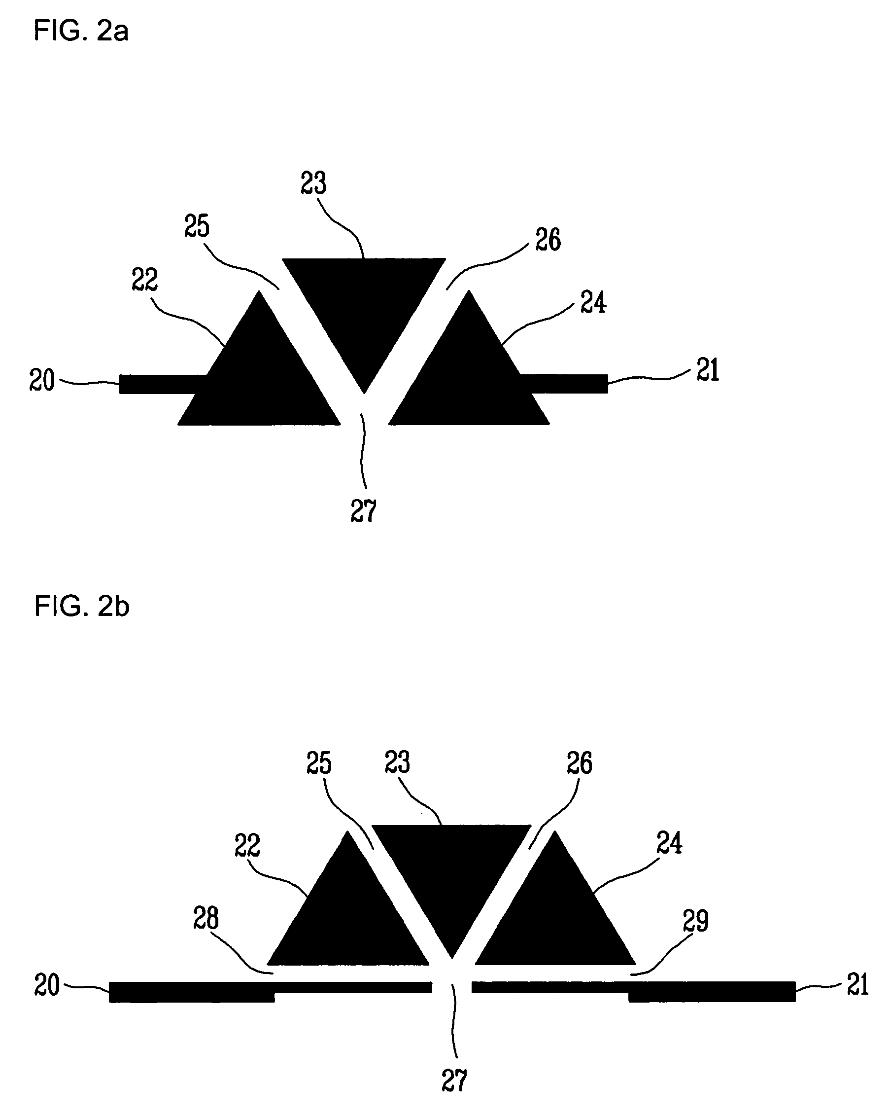 Microstrip type bandpass filter