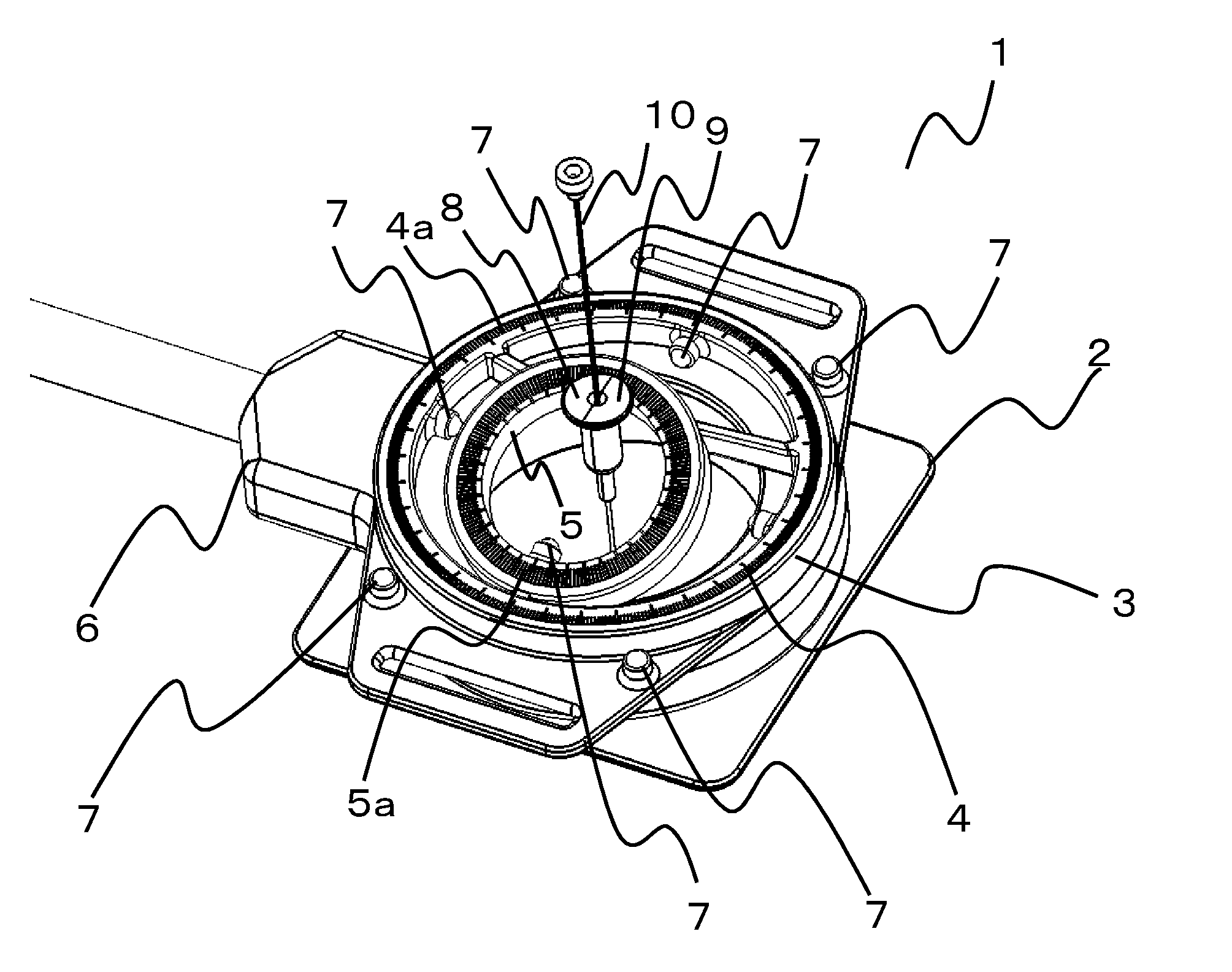 Needle positioning apparatus