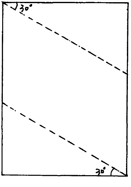 Method for folding rhombic ship