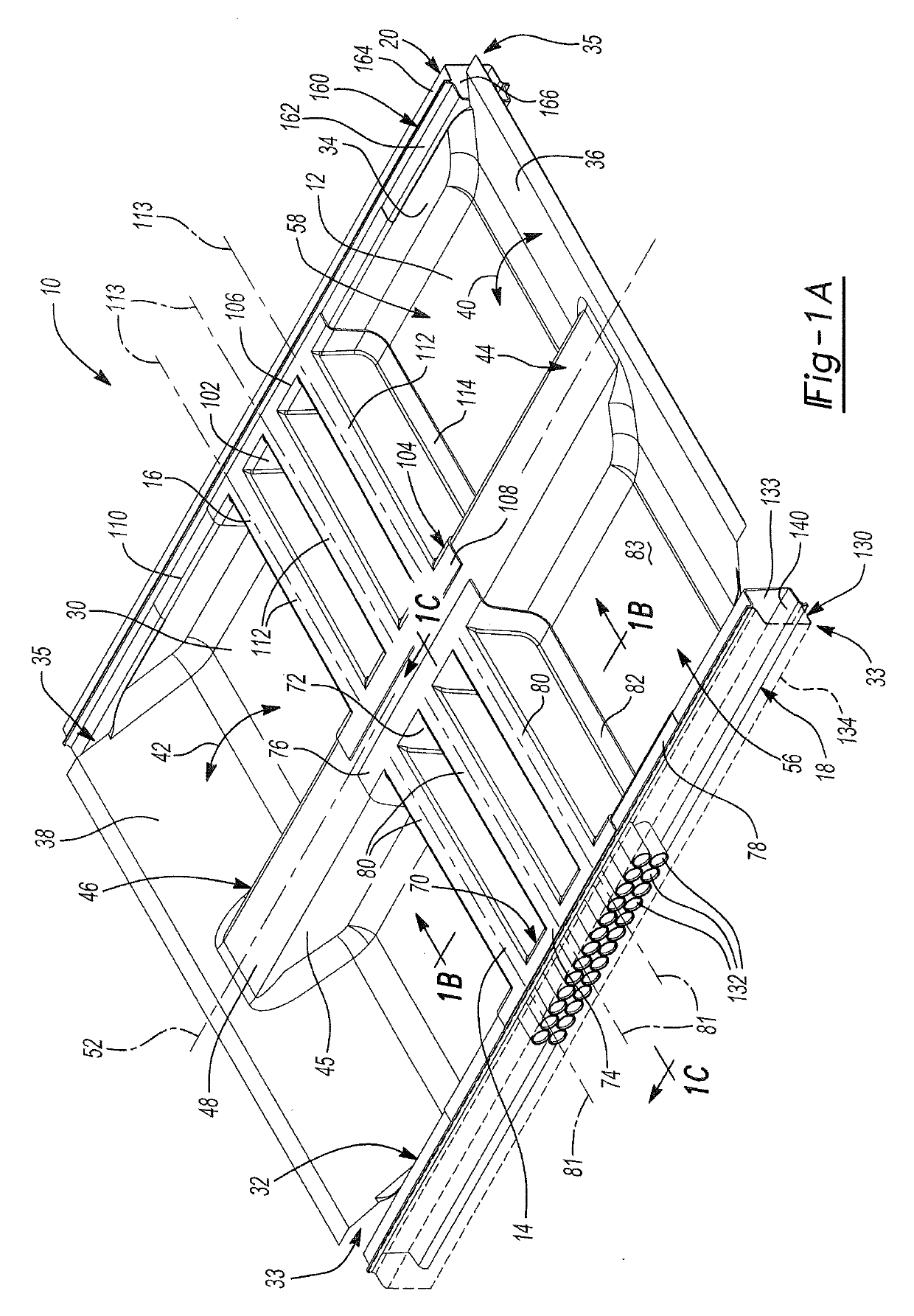 Composite underbody structure for vehicles
