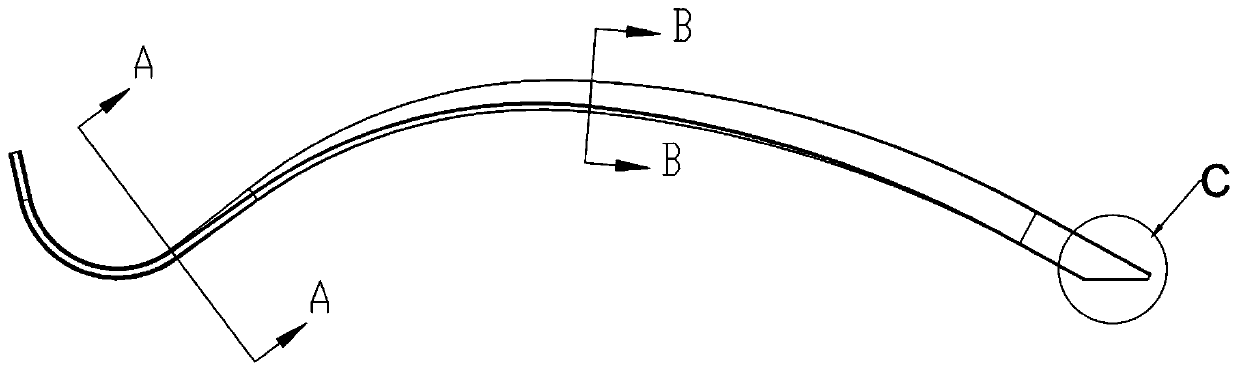 Multi-dimensional plastic forming method and device for cold-state metal profile