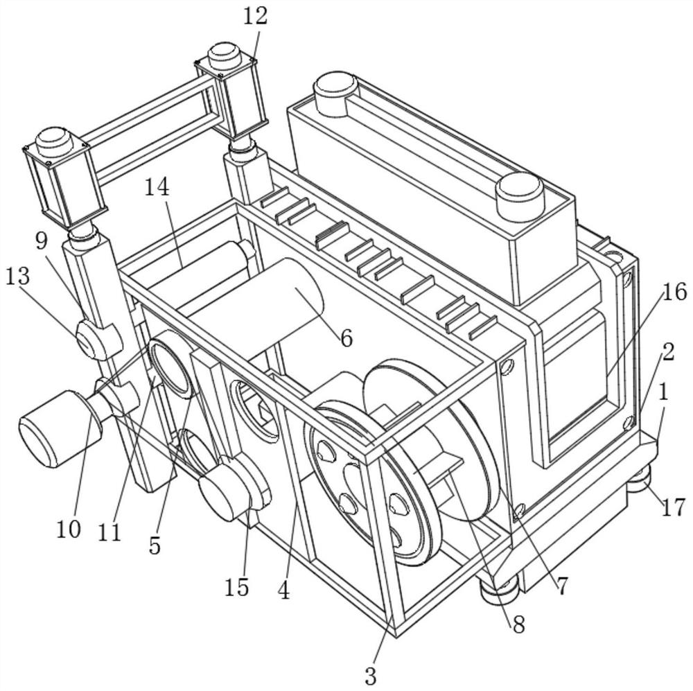 High-speed winding machine for winding non-woven fabric