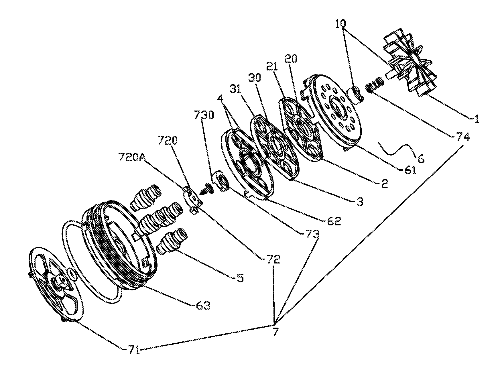 Water outlet device with rotary outlet function and a water outlet device with different water outlet means of function