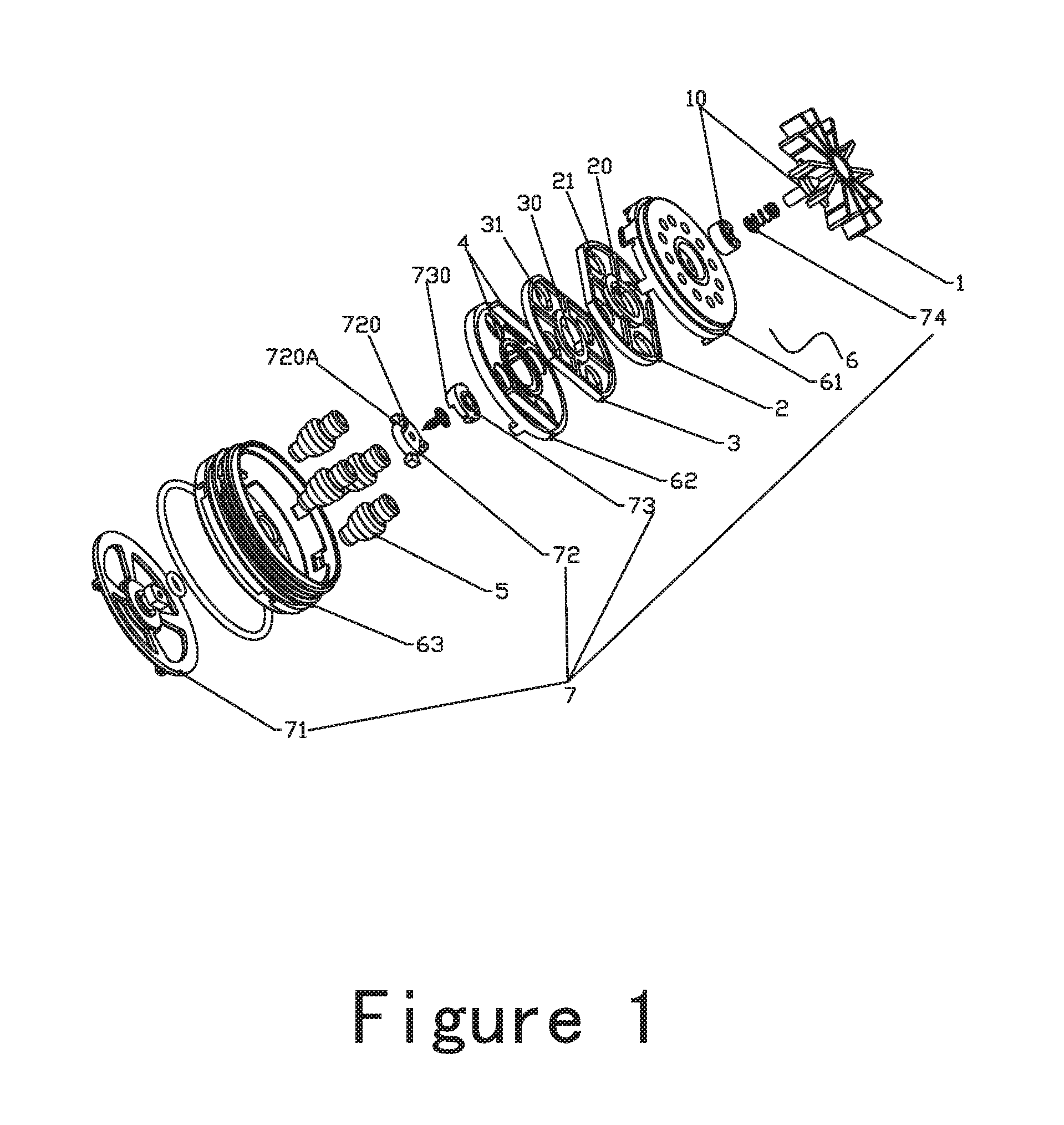 Water outlet device with rotary outlet function and a water outlet device with different water outlet means of function