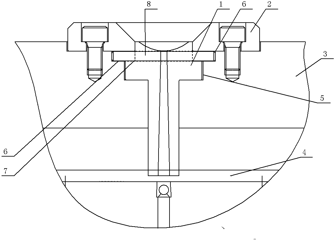 Circumferential positioning structure of sprue bush