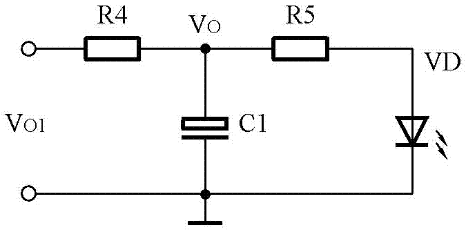 Double-optocoupler image direct voltage sensor