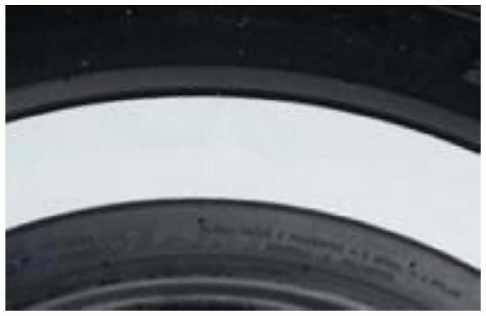 Self-cleaning light-color sidewall rubber composition