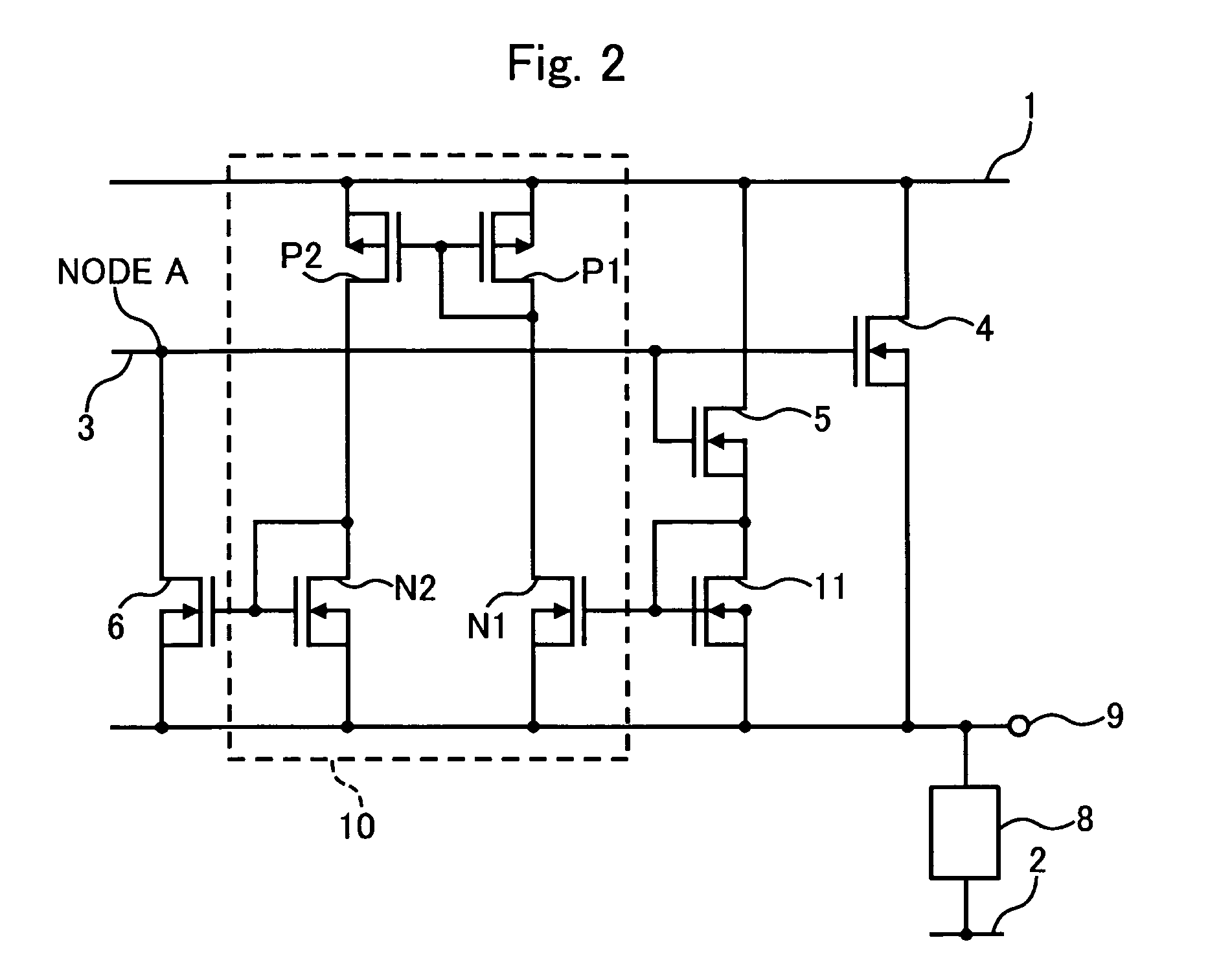 Current limiter of output transistor