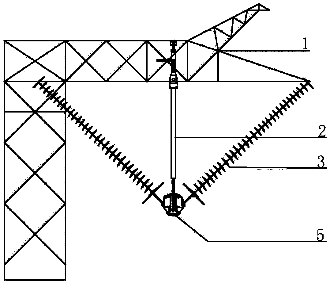 Light lifting tool for transmission line hot-line work