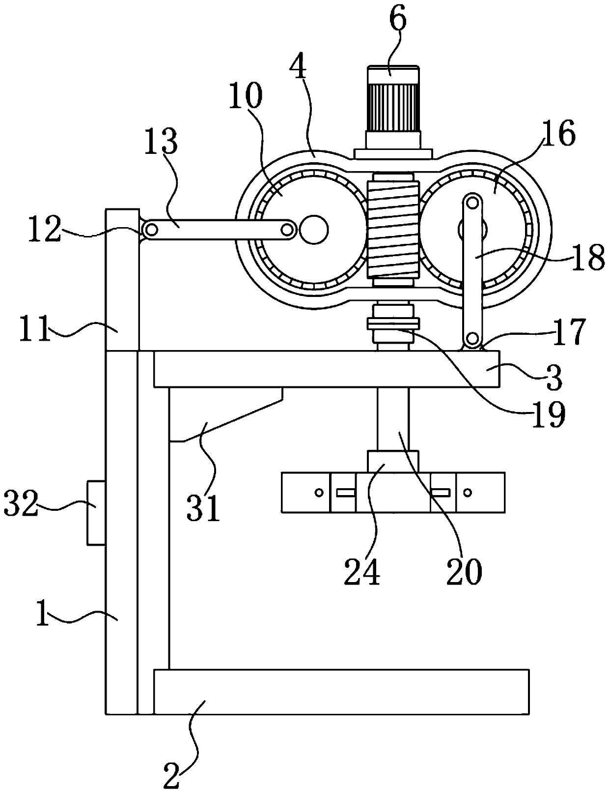 Blood automatic-shaking device for clinical laboratory