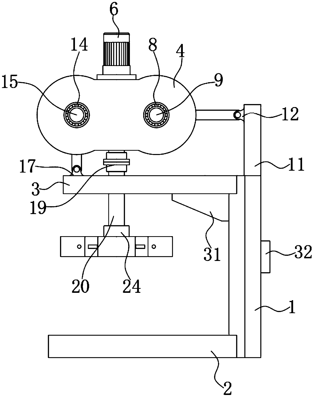 Blood automatic-shaking device for clinical laboratory