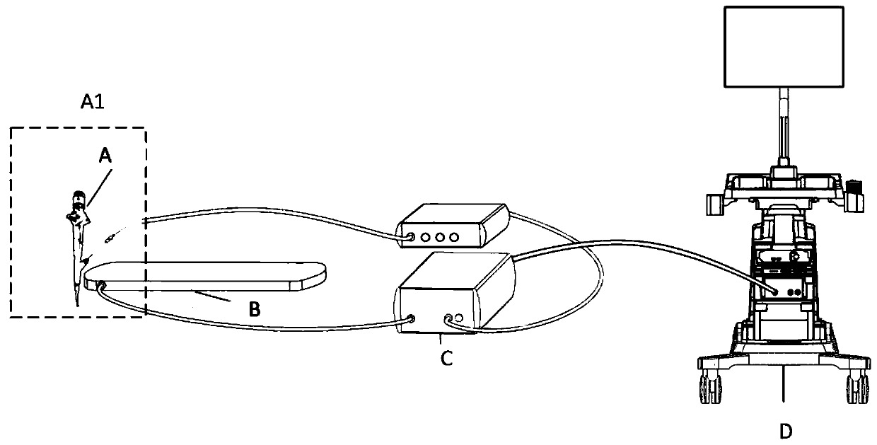 Anchoring positioning device and video-assisted thoracic surgery system guided by electromagnetic navigation