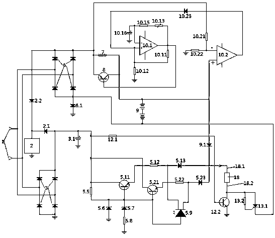 A SCR automatic switching excellent power supply