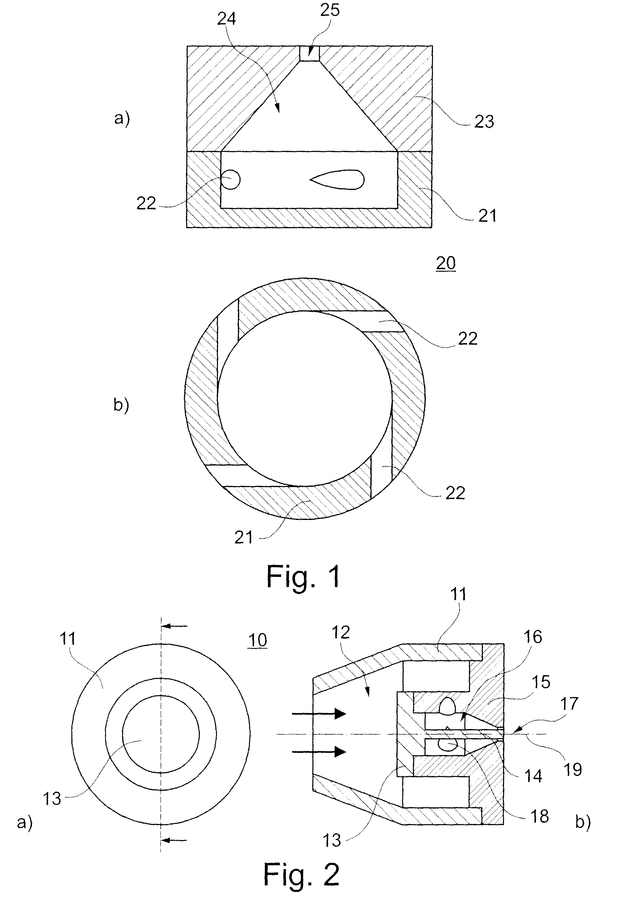 Injection nozzle having constant diameter pin and method for operating the injection nozzle