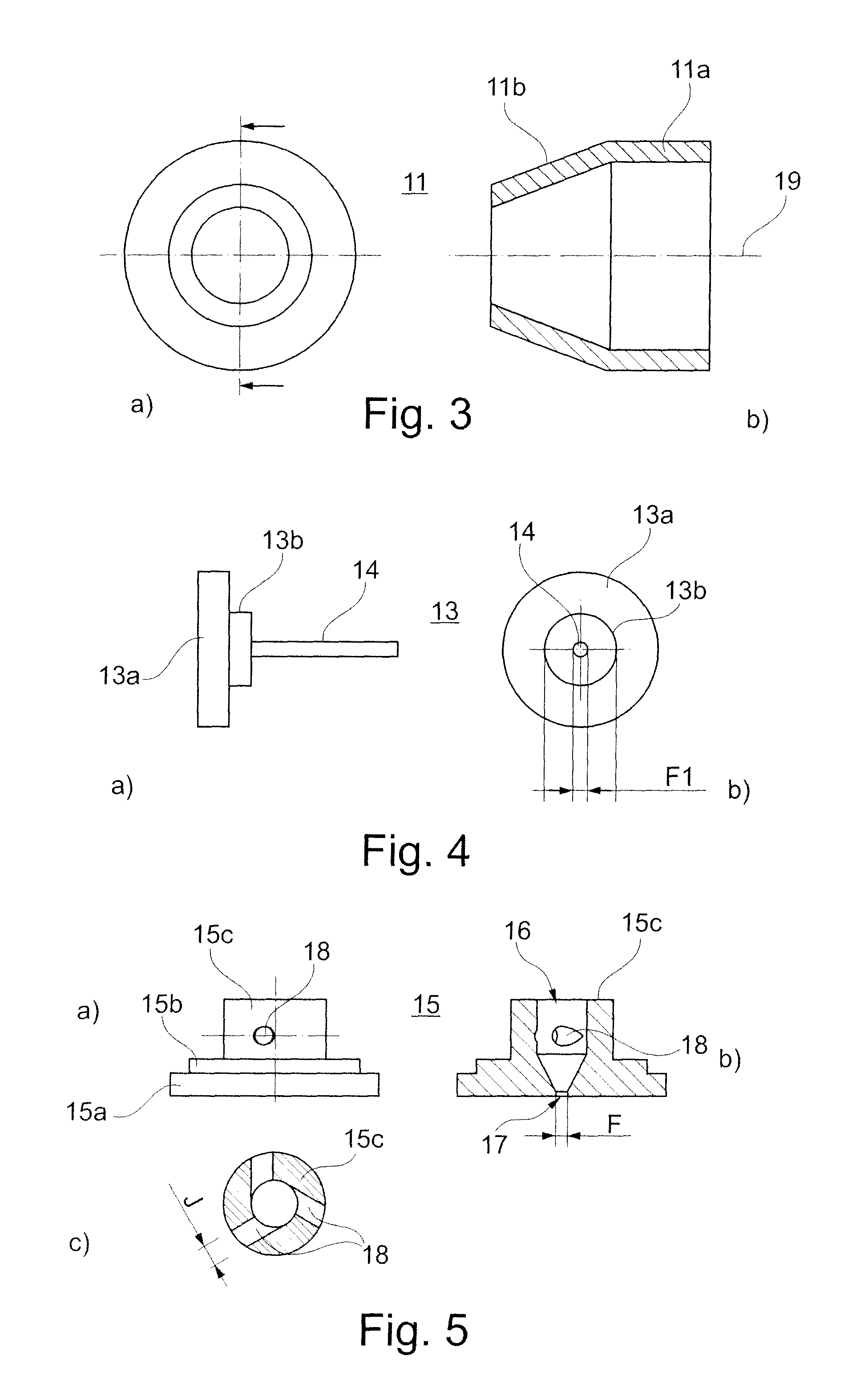 Injection nozzle having constant diameter pin and method for operating the injection nozzle