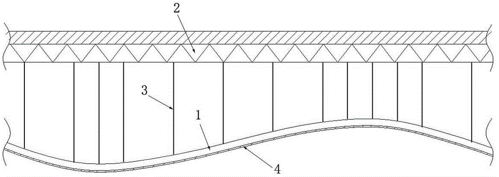 Construction method of large-space multi-layer multi-curved-surface special-shaped aluminum magnesium alloy profile suspended ceiling