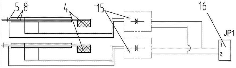 Rotary piezoelectric power generation charger driven by wind force