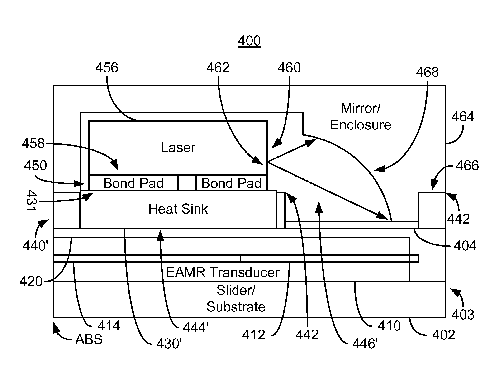 Method and system for providing an energy assisted magnetic recording head