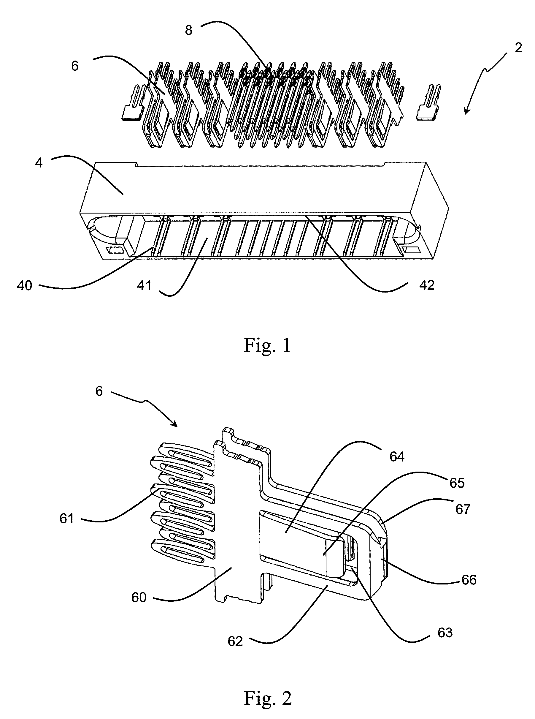 Power connector and power connector assembly with contact protection mechanism