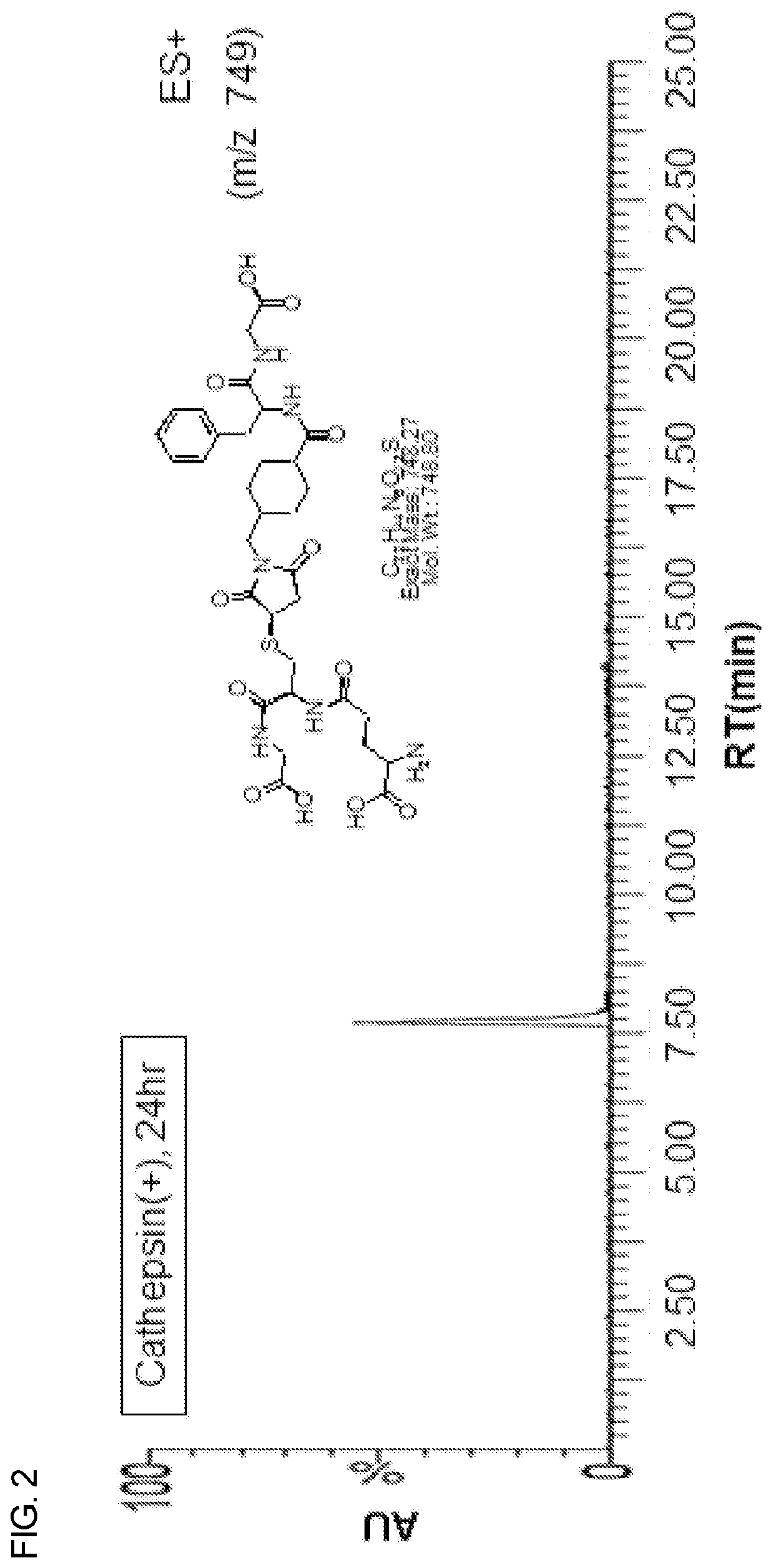 Heterobifunctional monodispersed polyethylene glycol having peptide linker