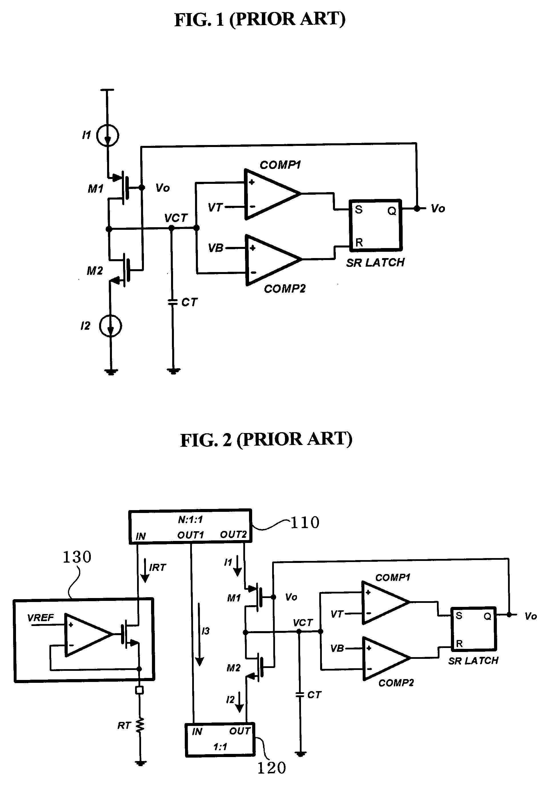 RC oscillator integrated circuit including capacitor