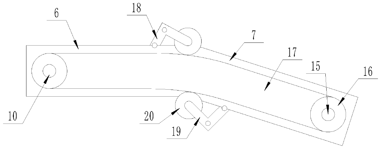 An energy-saving crop pellet conveyor