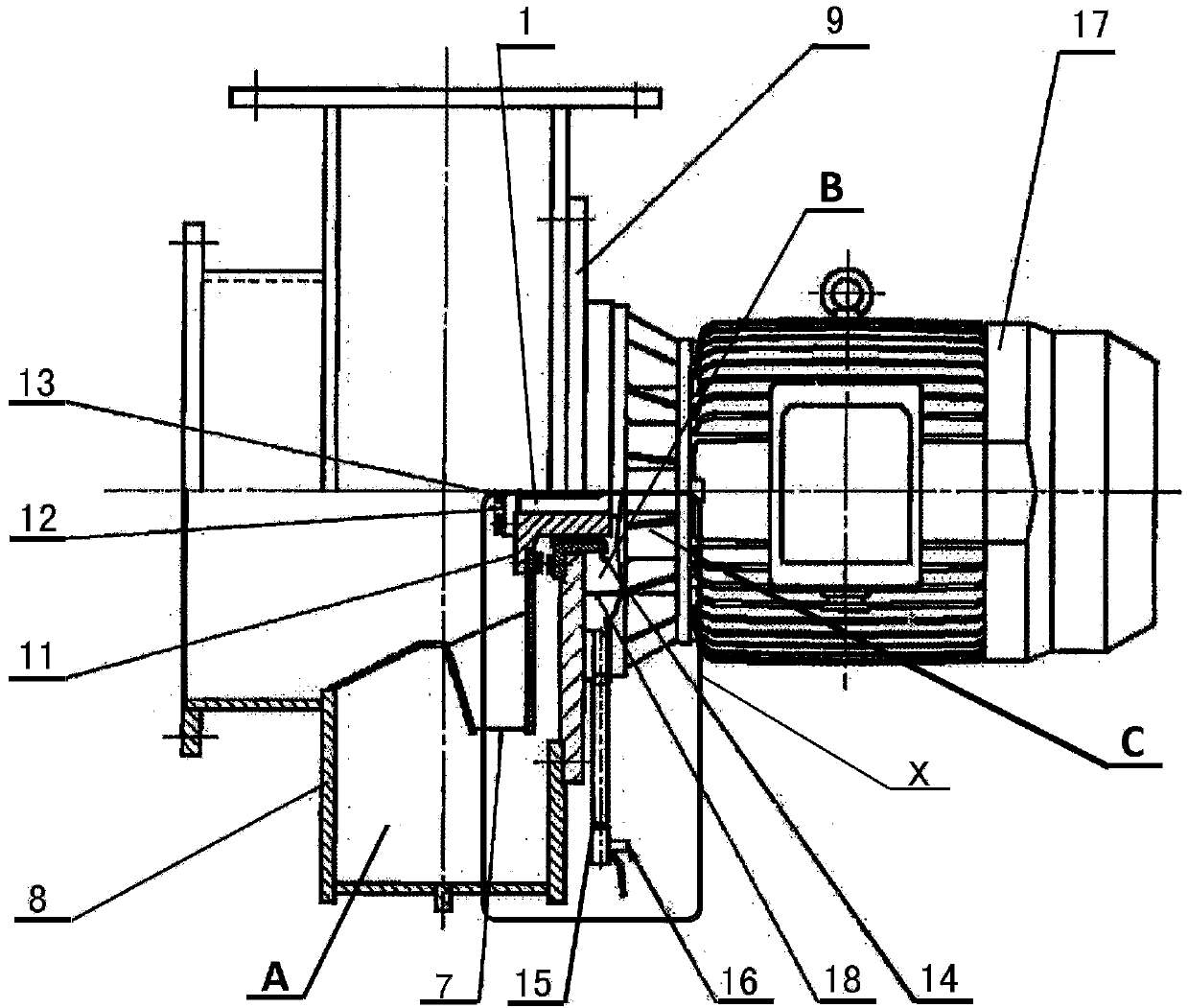 Labyrinth Sealing Device of Marine Auxiliary Blower