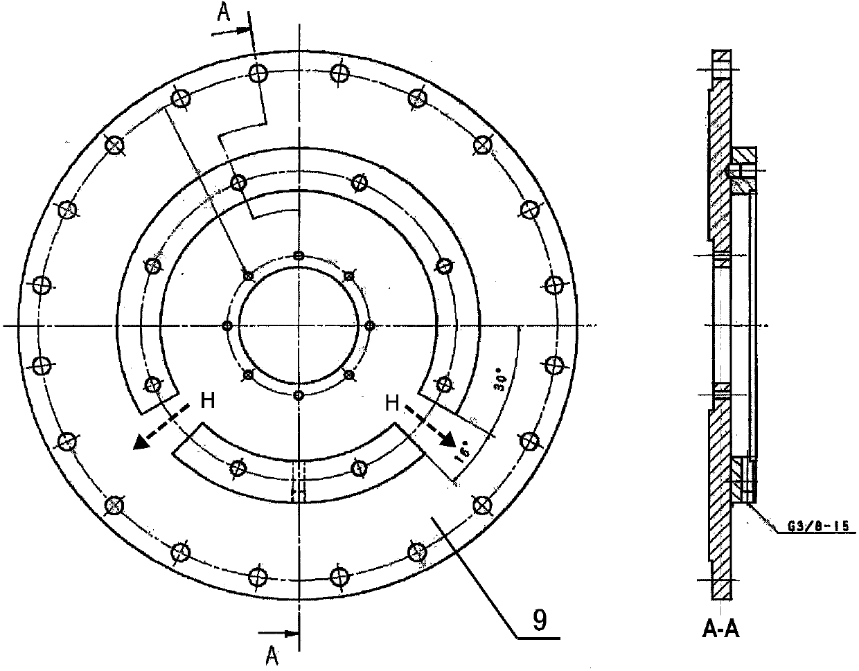 Labyrinth Sealing Device of Marine Auxiliary Blower