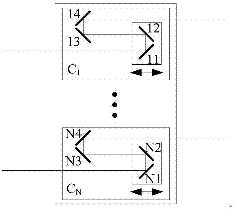 Ultrashort pulse laser coherent beam combination method based on splicing locking and far field