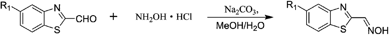 Benzothiazole-oxazole type alpha-glucosidase inhibitor and preparation method and application thereof